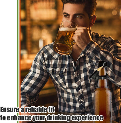 3 Pieces Beer Bottles Helmet Soldier