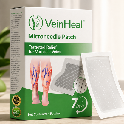 14 Days Visible Vein Reduction Microneedle Patch, Pain-Free Leg Care