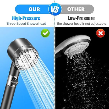 💧ANTI-LIME SCALE SHOWER HEAD (with filters)