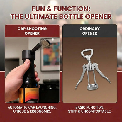 🍺Three-Piece Bottle Cap Launcher🎁Gift For Beer Lovers