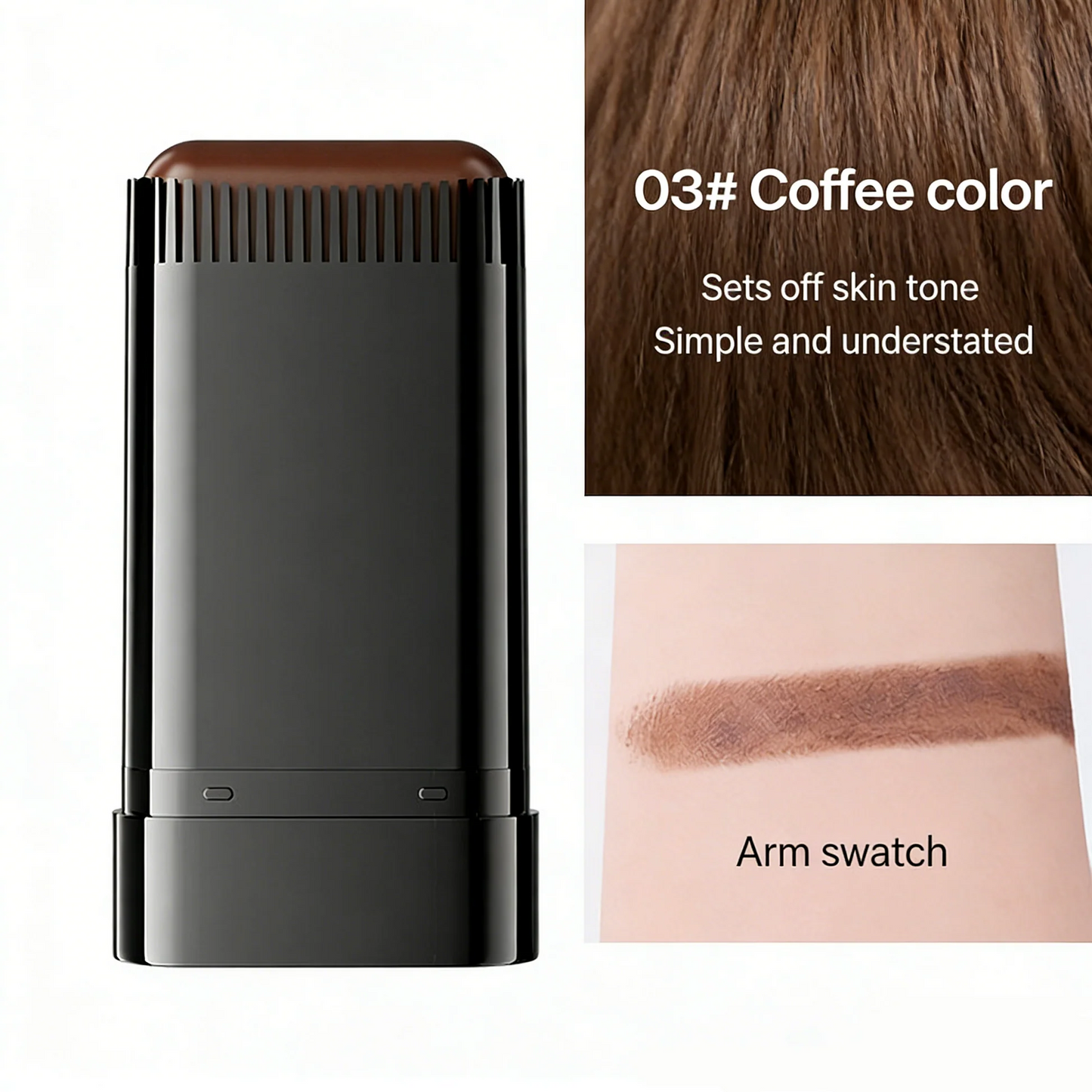 Touchup Pro Stick – Instant Grey Coverage & Natural Black Shine