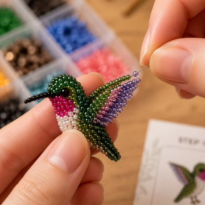  Mini 3D Beaded Animal Craft Kit