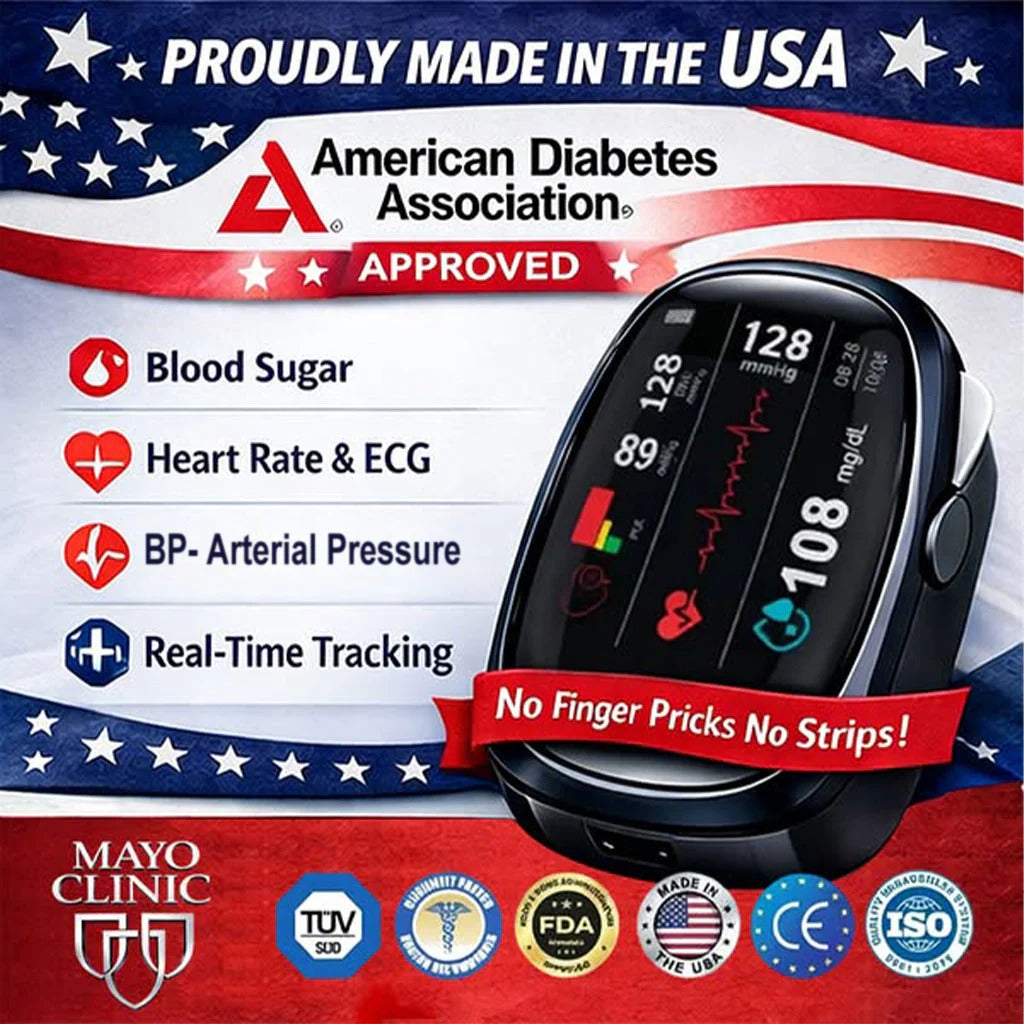 Hot Sale Non-Invasive Smart Blood Sugar Tracking Device – 5 Seconds / 99% Accuracy