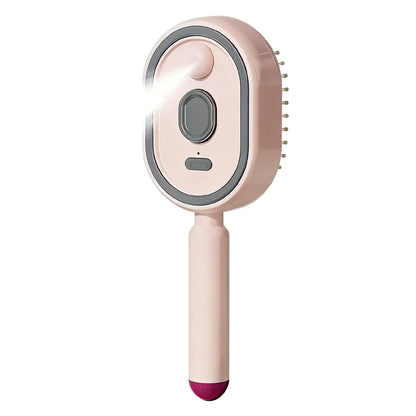 Anti-Tangle Air Cushion Hair Comb, Electric Essential Oil Spray Massage Brush