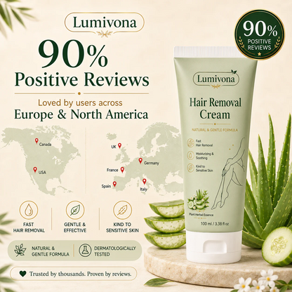 Natural Gentle Sensitive Skin Hair Removal Cream