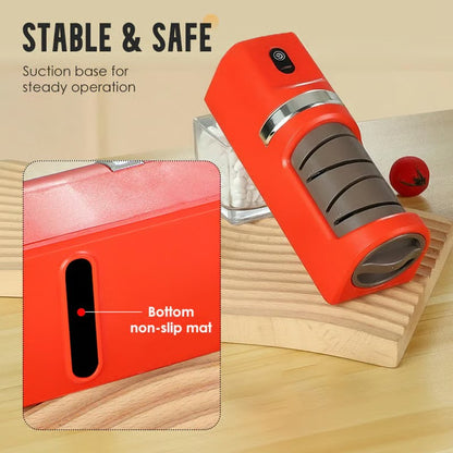 Automatic Electric Knife Sharpener, Fast Sharpening & Blade Protection