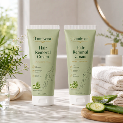 Natural Gentle Sensitive Skin Hair Removal Cream