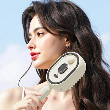 Anti-Tangle Air Cushion Hair Comb, Electric Essential Oil Spray Massage Brush