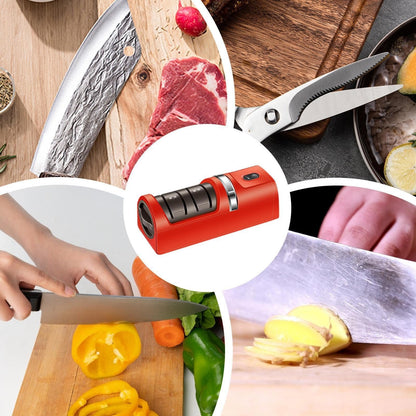 Automatic Electric Knife Sharpener, Fast Sharpening & Blade Protection