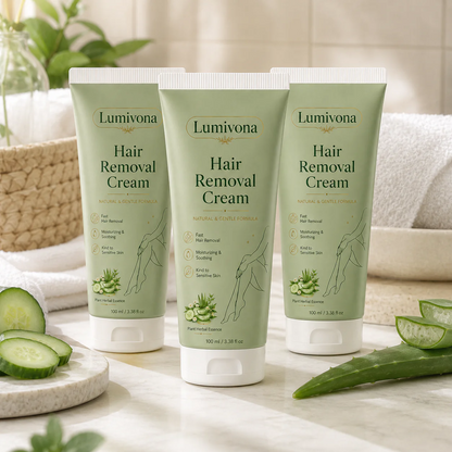 Natural Gentle Sensitive Skin Hair Removal Cream