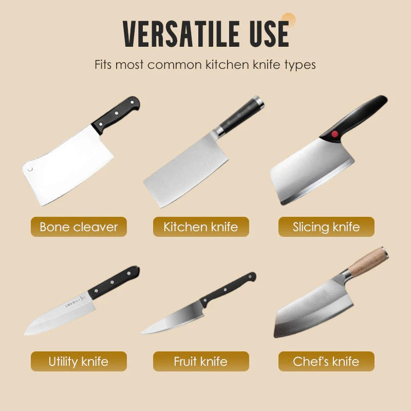 Automatic Electric Knife Sharpener, Fast Sharpening & Blade Protection