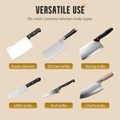 Automatic Electric Knife Sharpener, Fast Sharpening & Blade Protection