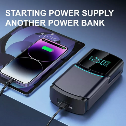 4-in-1 Car Jump Starter with 12000mAh Power Bank