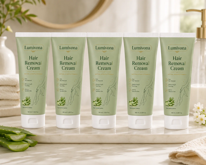 Natural Gentle Sensitive Skin Hair Removal Cream