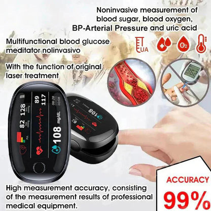 Hot Sale Non-Invasive Smart Blood Sugar Tracking Device – 5 Seconds / 99% Accuracy