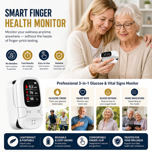 🔥All-in-One Health Monitor — Oximeter for Daily Wellness