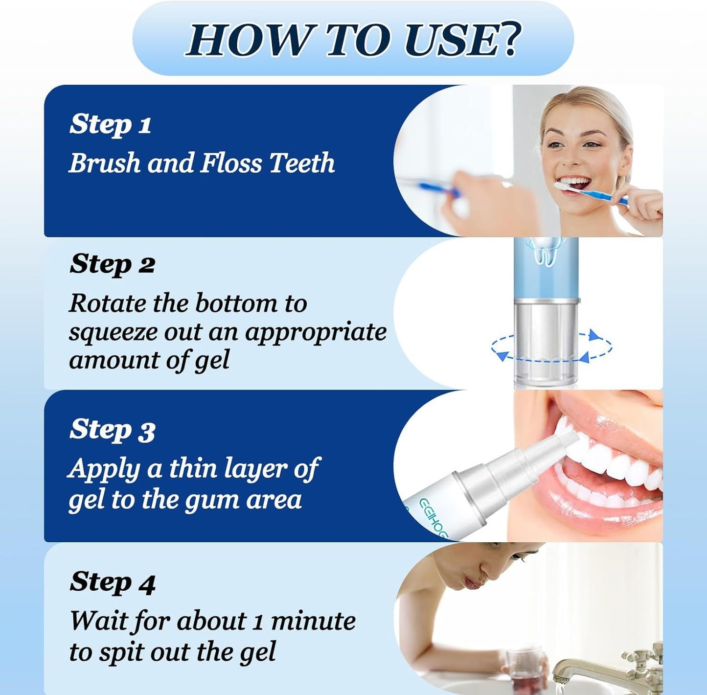 Daily Dental Care Gum Gel, Gentle Repair & Protect Gum Health