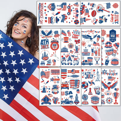 250th US Independence & 2026 World Cup National Flag  Tattoos