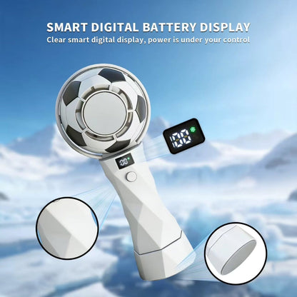2026 World Soccer USB Rechargeable Football Handheld Fan 
