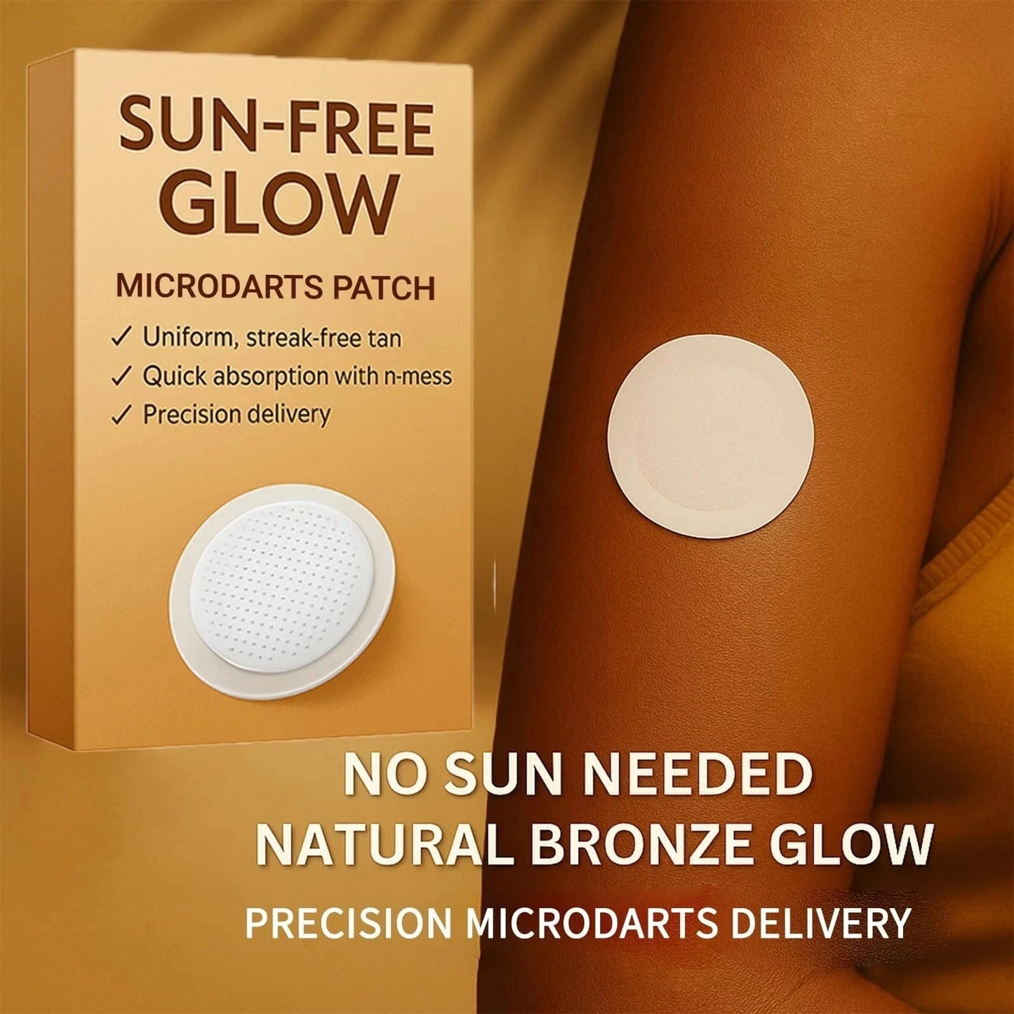 Instant Self-Tanning Patches - Easy Sun-Kissed Glow Without UV