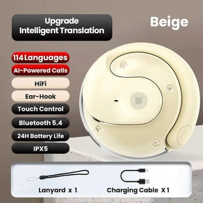AI Translation Bluetooth 5.4 Earphones