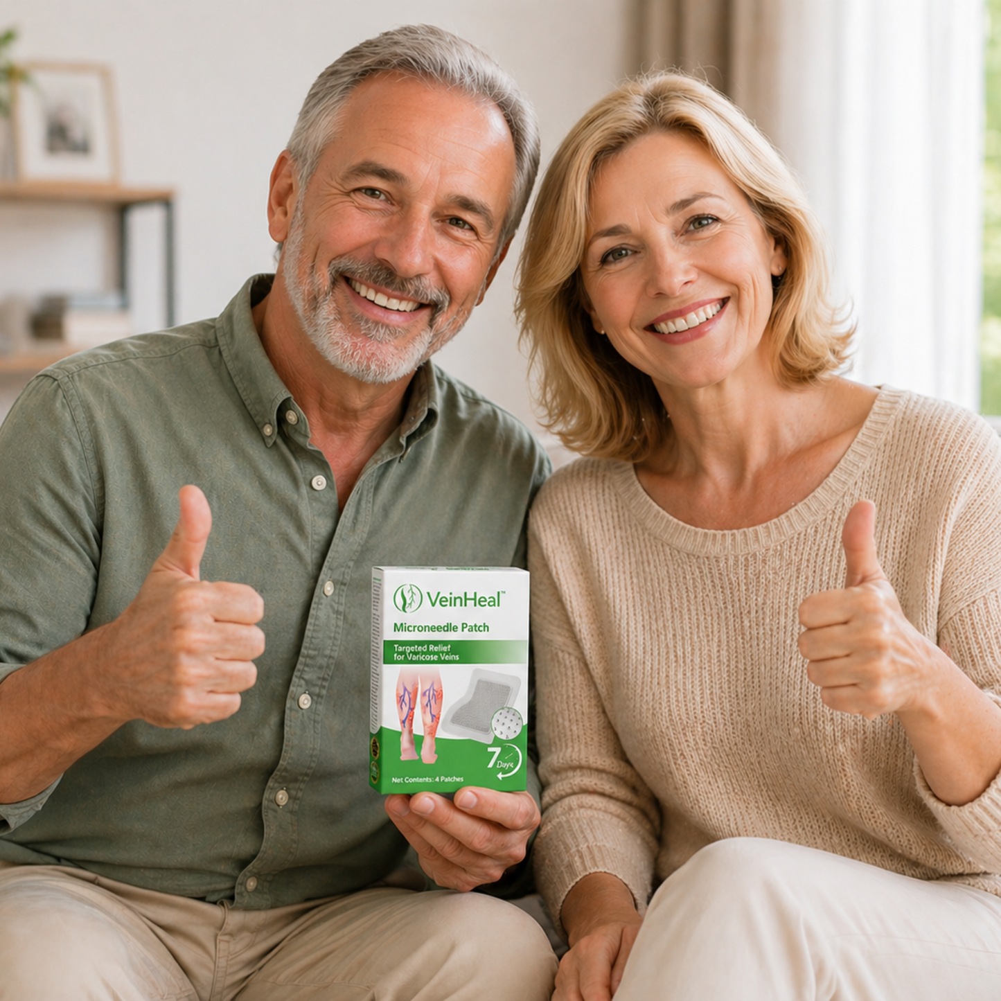 14 Days Visible Vein Reduction Microneedle Patch, Pain-Free Leg Care