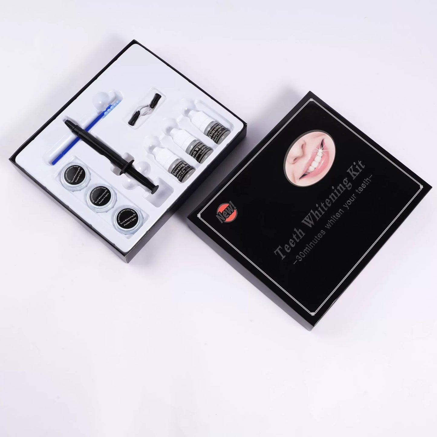 Premium Teeth Whitening Black SPA Kit for Home Use