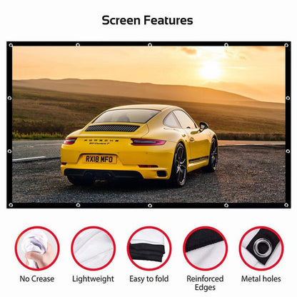 Foldable Projection Screen – Home Theater-quality Experience