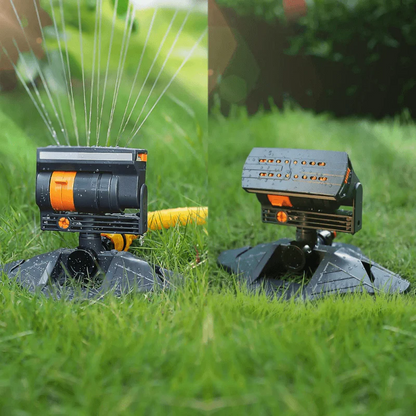 16-Nozzle Oscillating Sprinkler with 4 Adjustable Spray Modes