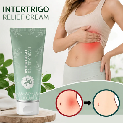 Intertrigo Relief Cream treats 99% of skin fold rashes from the first application
