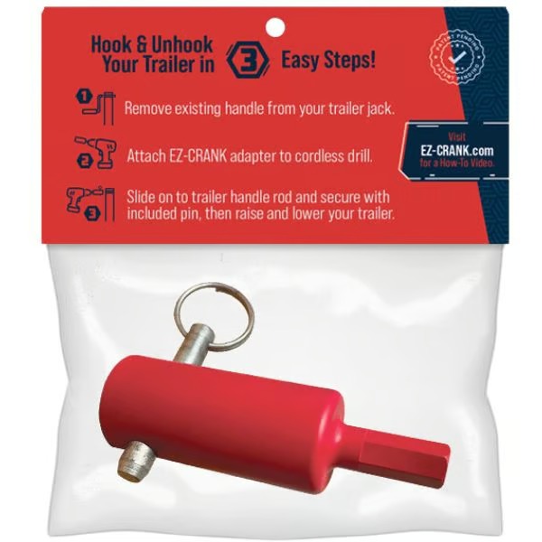 EZ-Crank Trailer Jack Drill Adapter