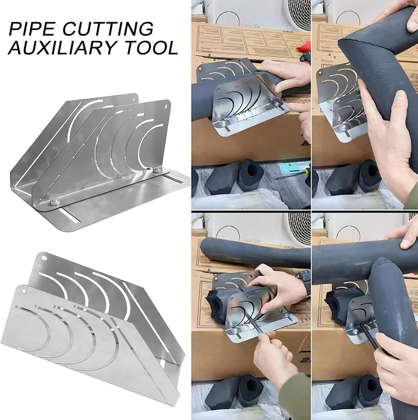 Precision 45° Rubber Insulation Pipe Cutter