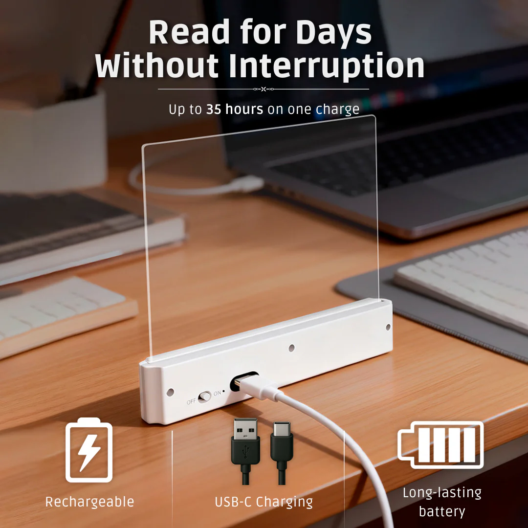 Sleep-Friendly Night Reading Light