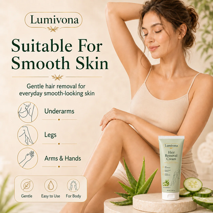 Natural Gentle Sensitive Skin Hair Removal Cream