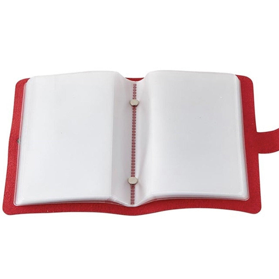 Catholic Faux Leather Holy Card Holder
