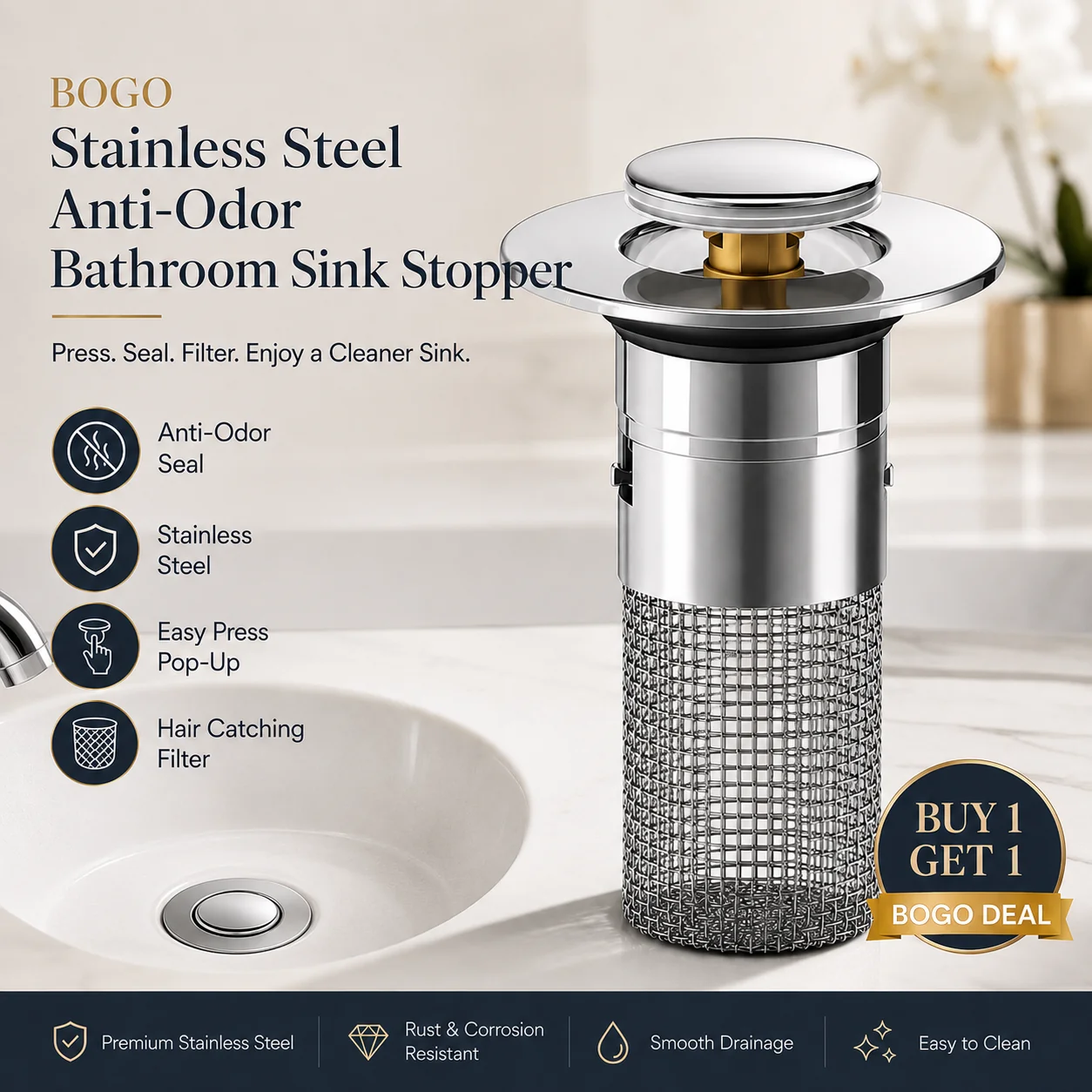 Hot Sale Stainless Steel Floor Drain Filter