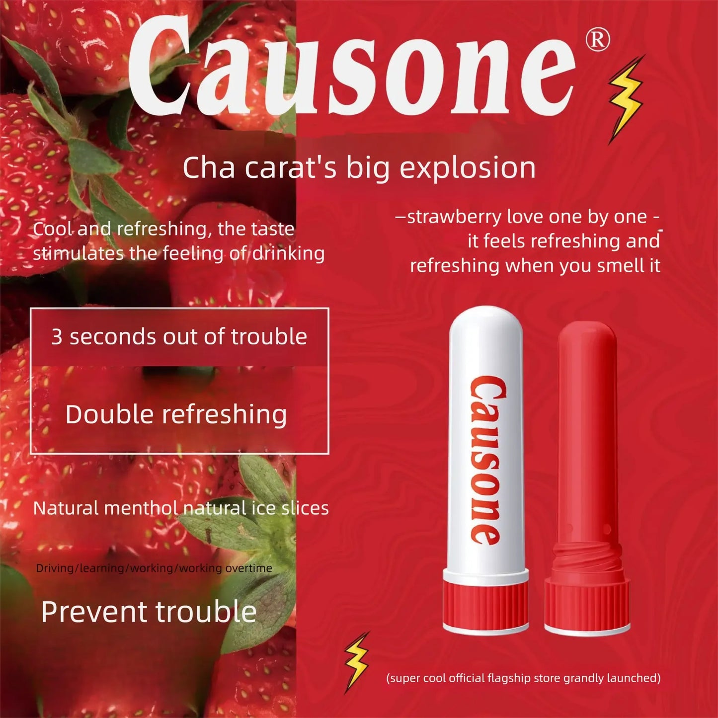 6 Pcs Essential Oil Nasal Inhaler