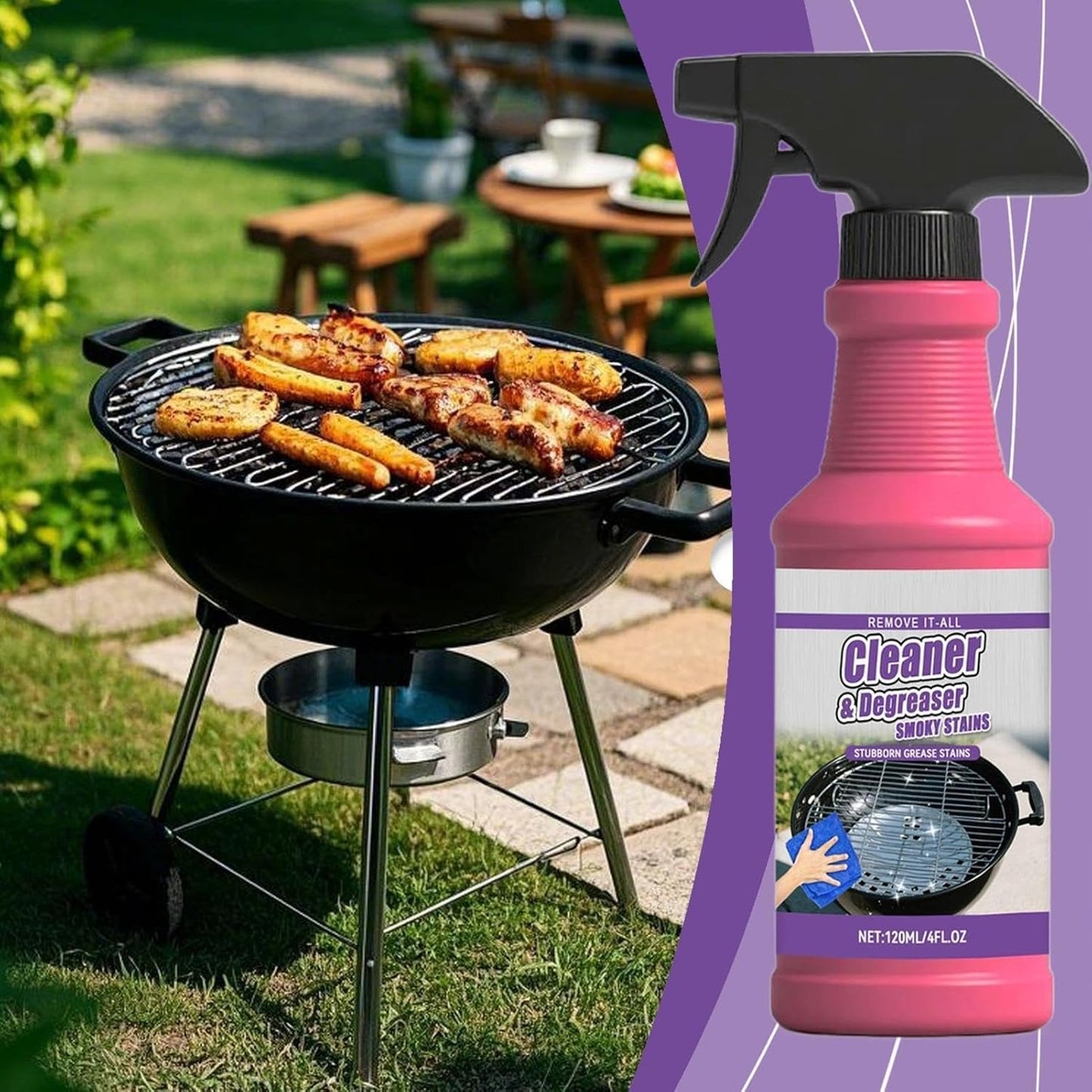 Fast-Acting Heavy-Duty Grill Degreaser Spray