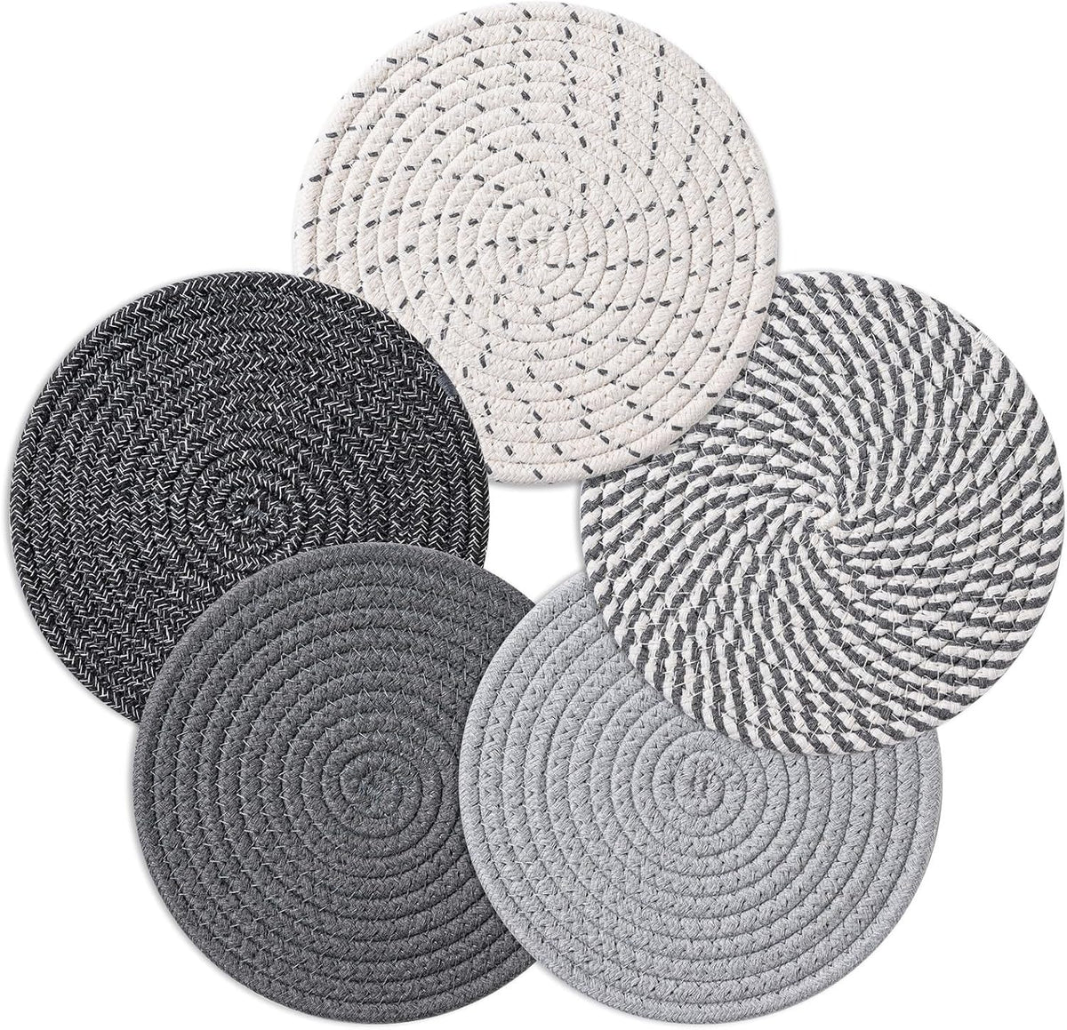 5PC Hot Pads for Countertop and Table