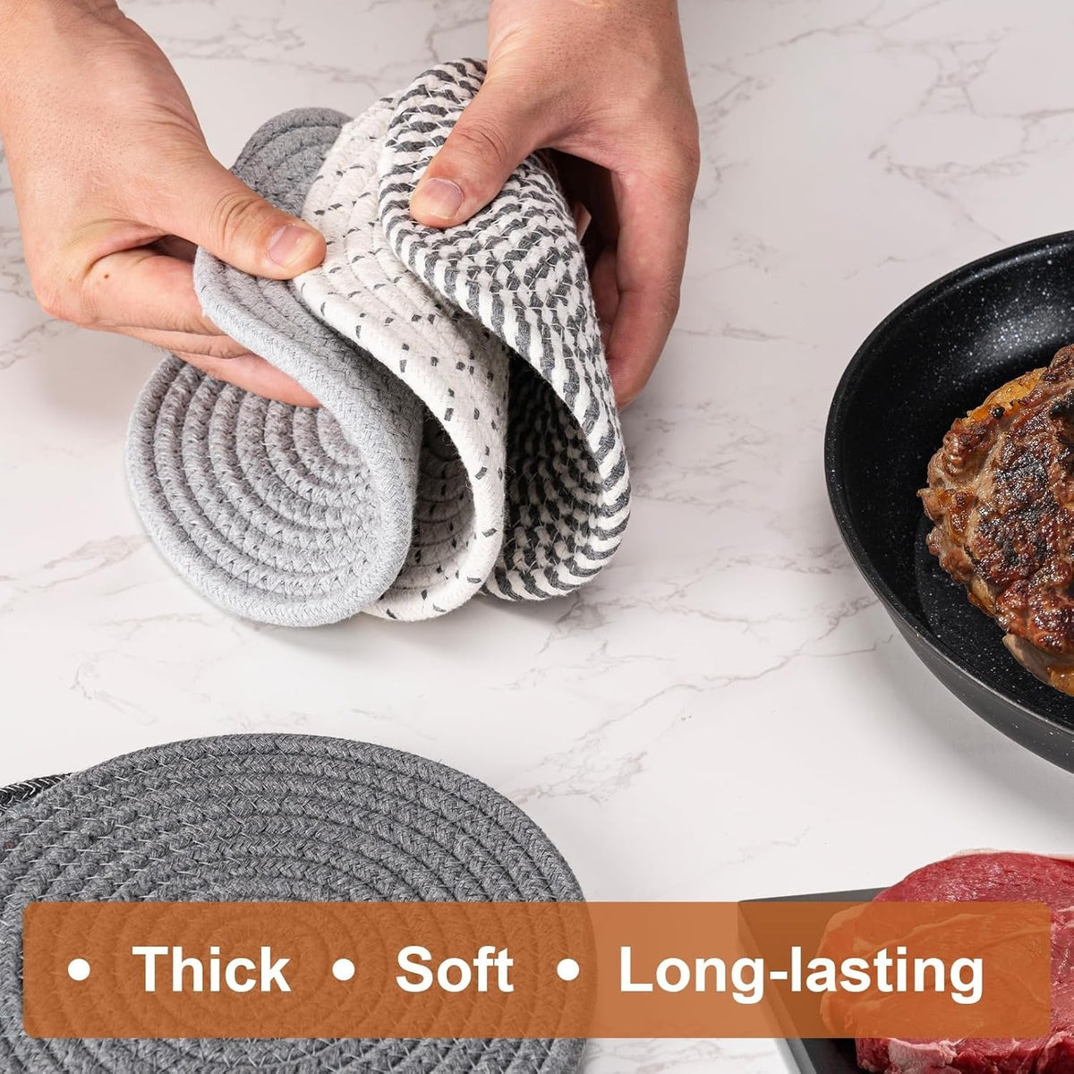 5PC Hot Pads for Countertop and Table