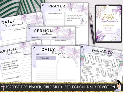 Faith & Prayer Spiral Journal Collection