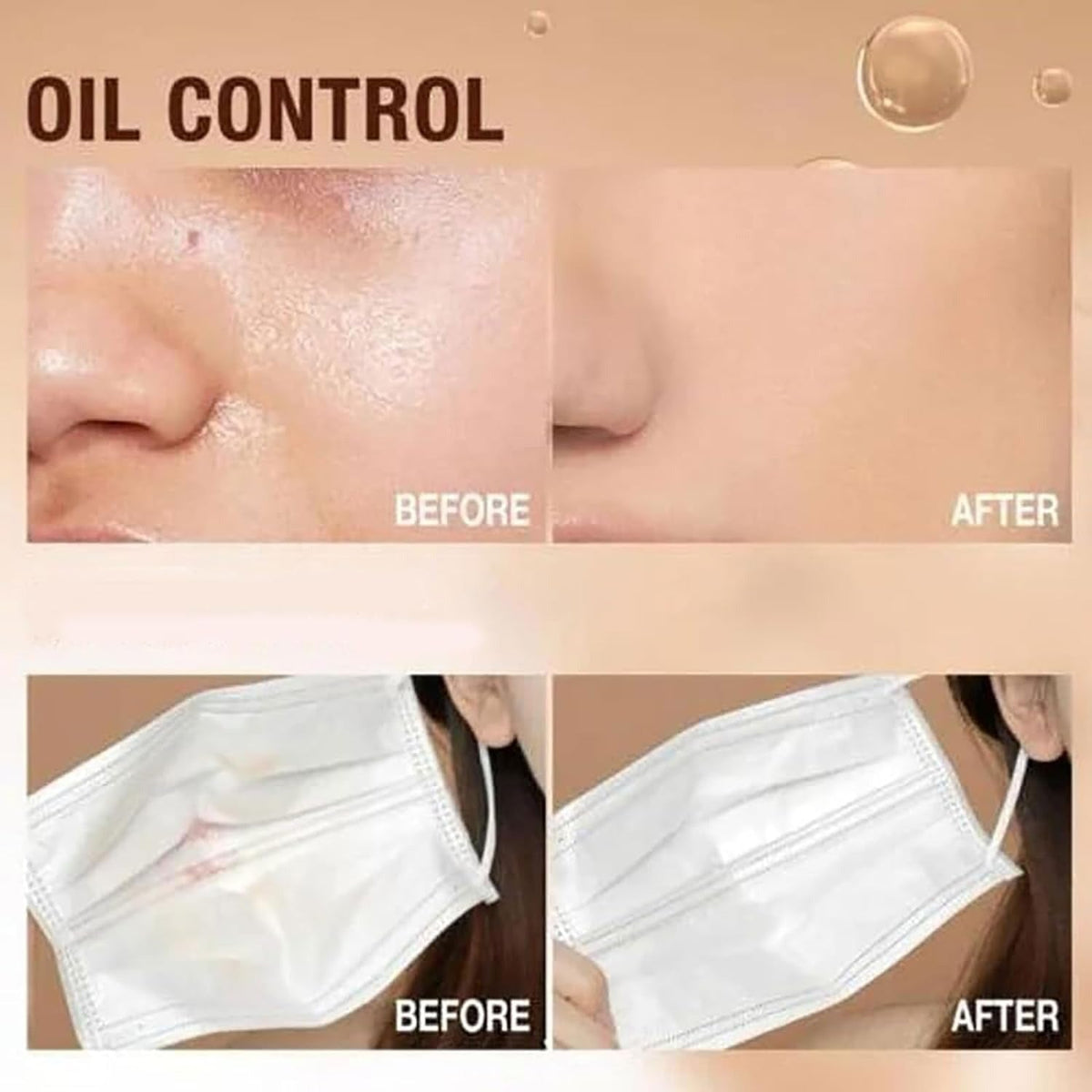 3 Colors Oil Control Matte Face Powder