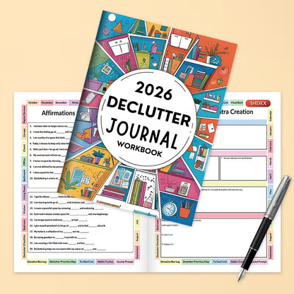 Declutter & Clean 2-in-1 Bundle: 2026 Journal + ADHD Cleaning Planner