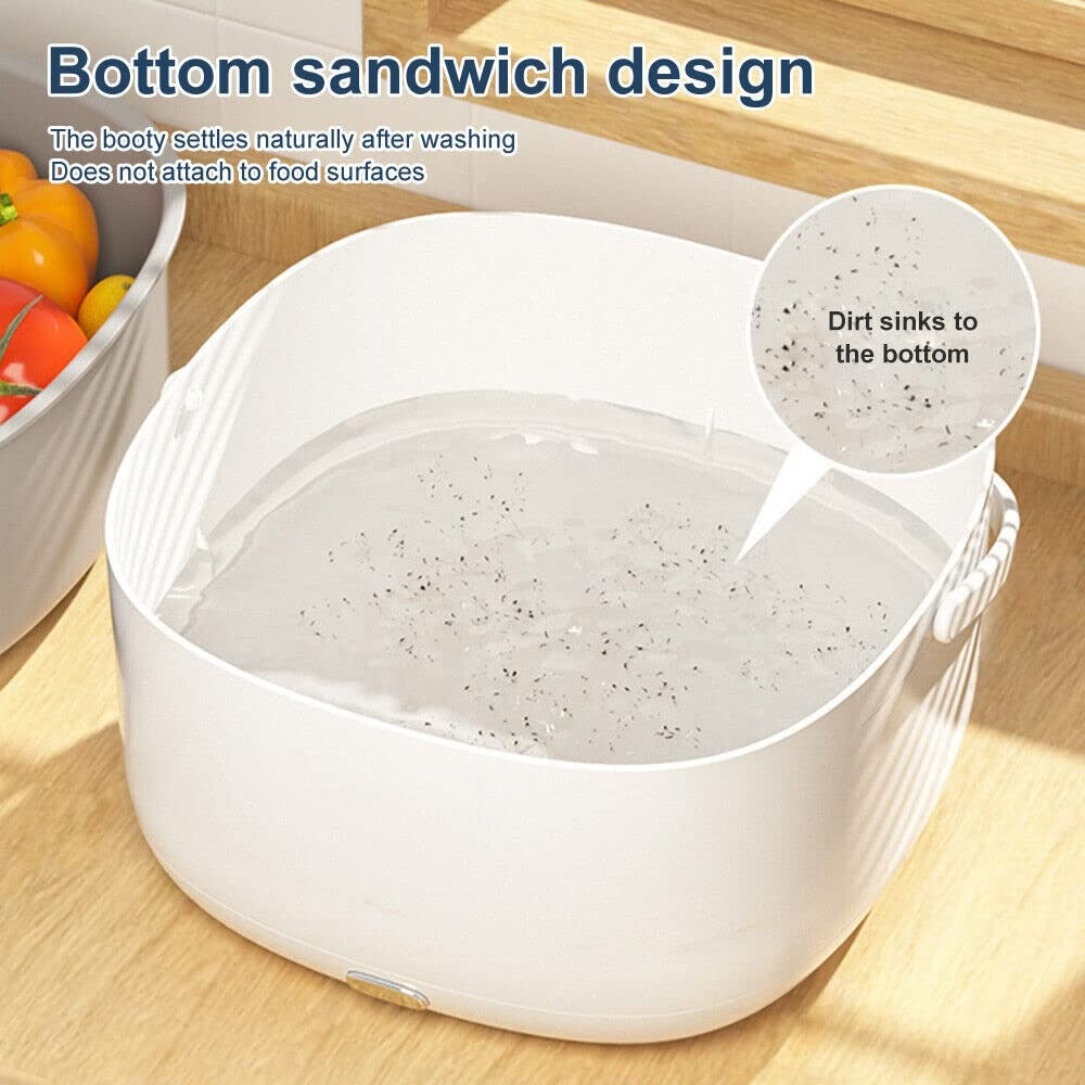Ultrasonic Fruits Vegetable Washing Basket
