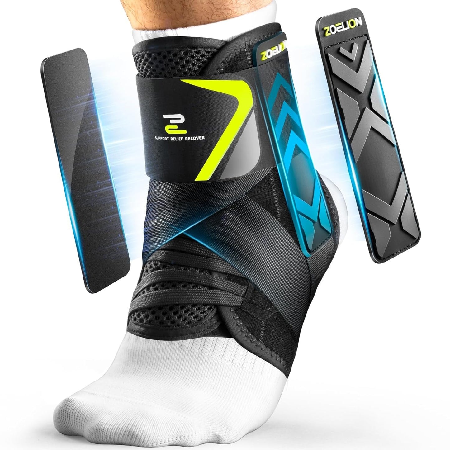 Unisex Quick Adjust Lace-up Ankle Brace