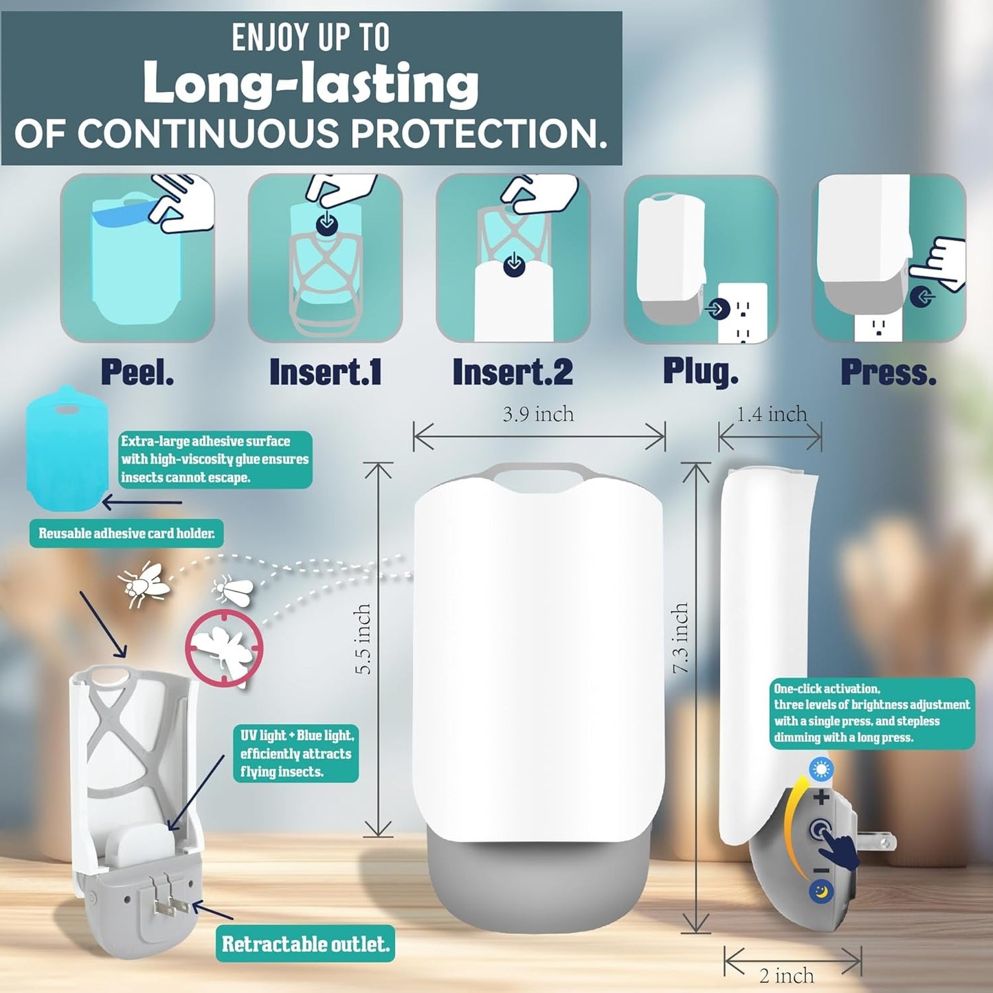 Flying Insect Trap Refill Cartridges