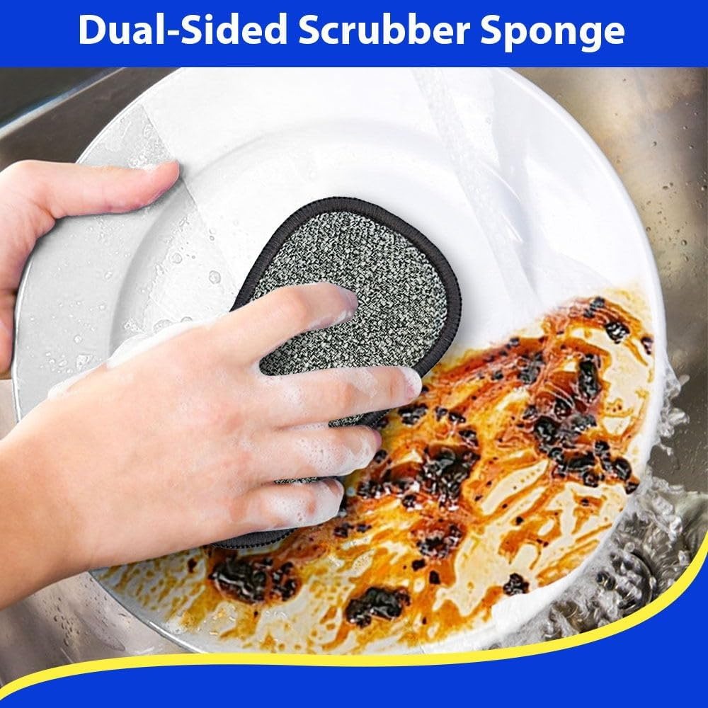 12 Pack Multi-Purpose Scrub Sponges