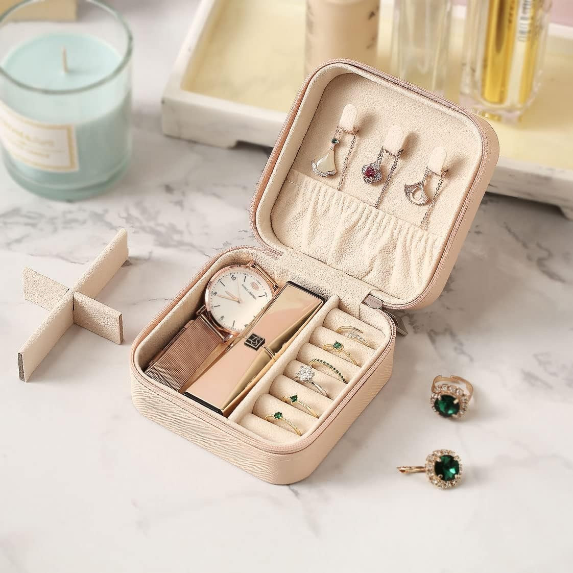 Mini Portable Jewelry Travel Boxes