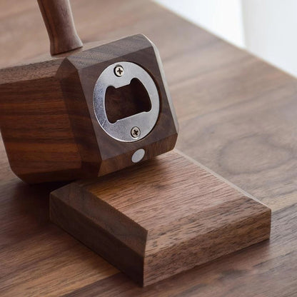 Hammer Shaped Wooden Bottle Cap Opener
