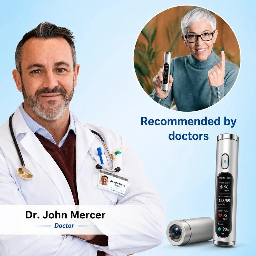 Non-Invasive Smart Blood Sugar Tracking Device 99.9% Accuracy💉 Painless blood glucose measurement in 3 seconds
